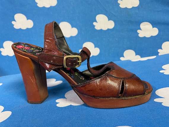 Gucci Brown Leather Icon Bit Ankle-Strap Platform Sandals Size 39 Gucci |  TLC