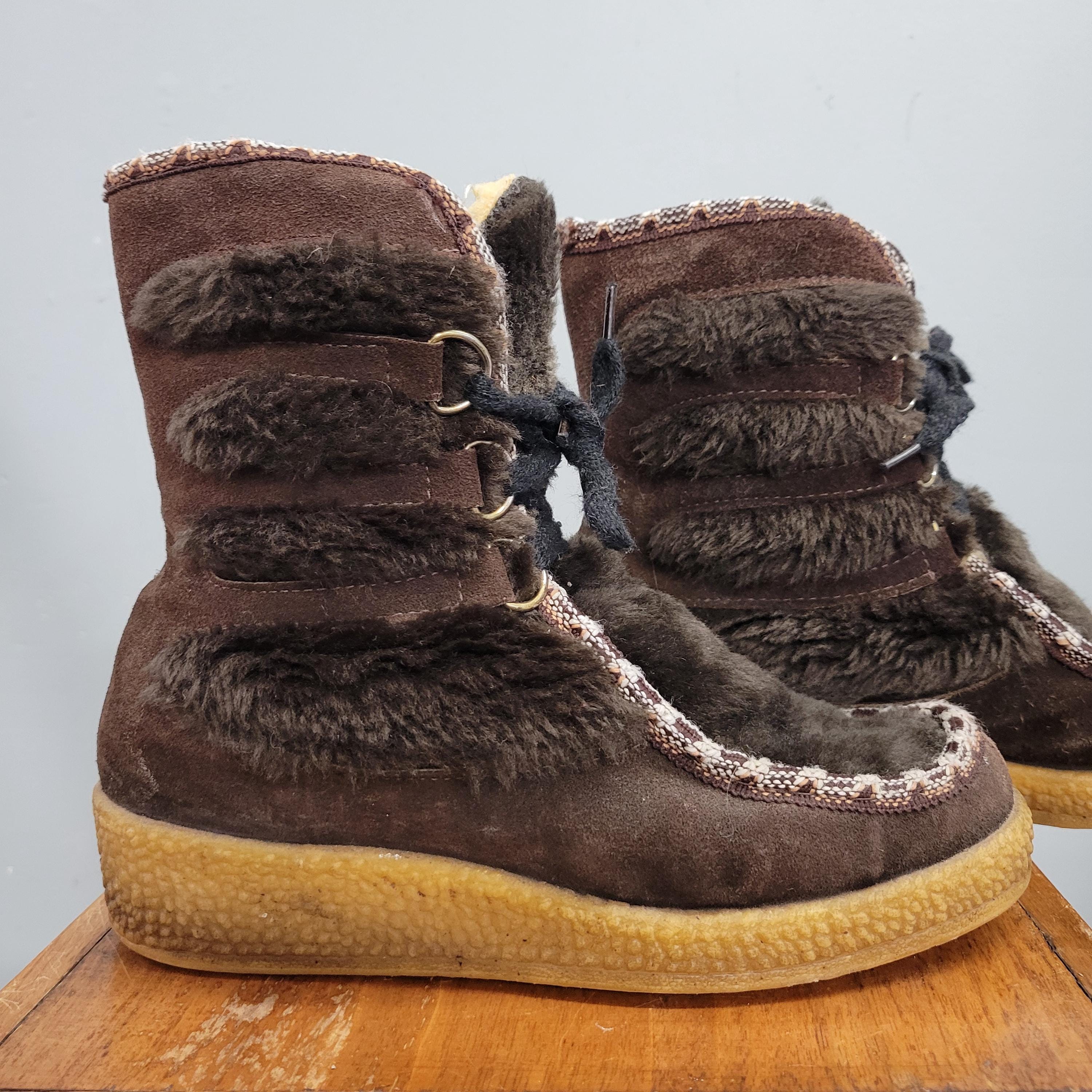 70s Hiking Boots - Etsy