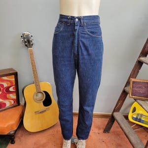 Vintage 50s Penneys Jeans: High Rise Tapered Denim, Size 12