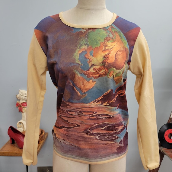 Vtg 70s Iconic Kelso style Psychedelic Shirt