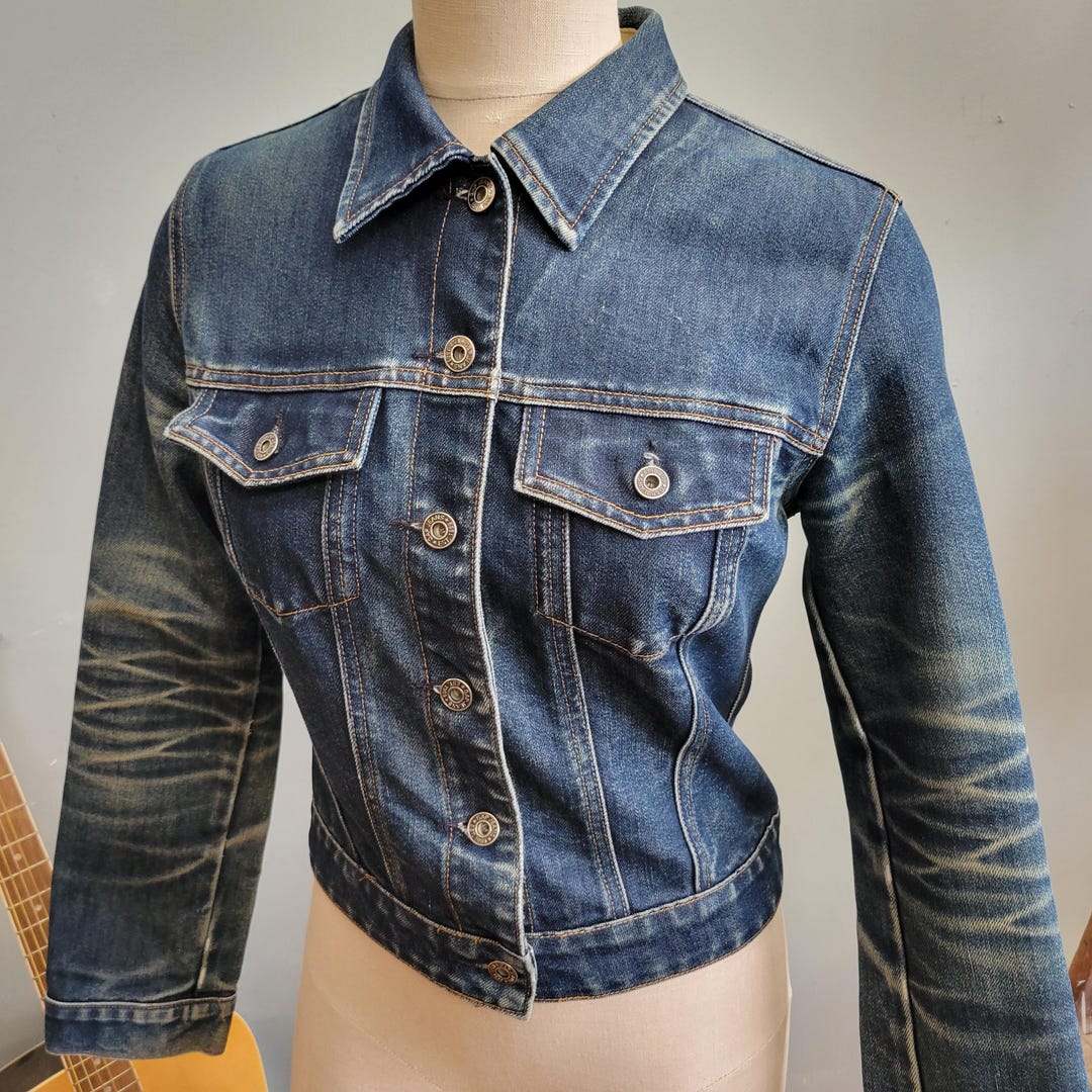 Vtg 90s GAP JEAN JACKET : Vintage Small Type 2 Style Y2k 2000s the