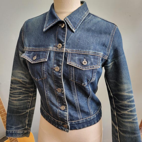 Vtg 90s GAP JEAN JACKET : Vintage Small Type 2 Style Y2k 2000s the