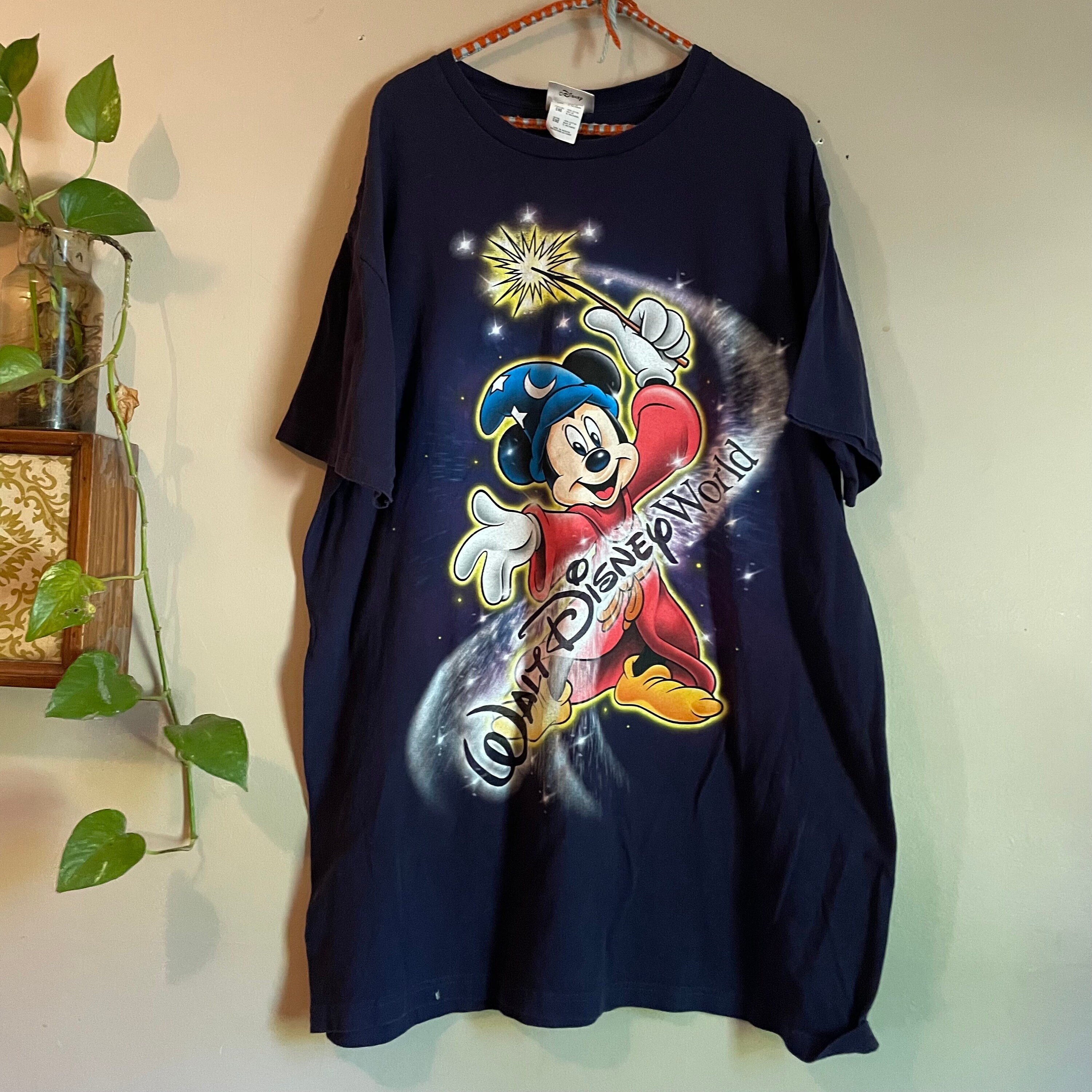 Vtg 90s DISNEY FANTASIA WIZARD // Vintage Magic Kingdom Mickey