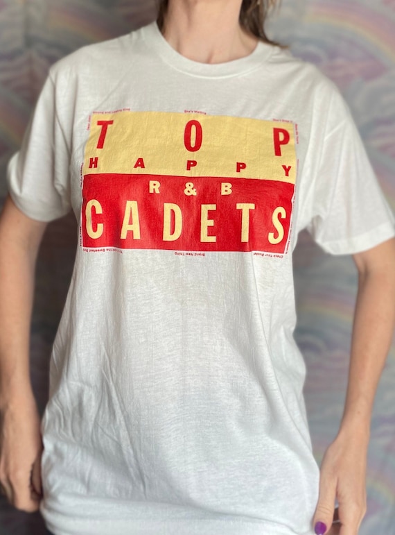 vtg 80s R & B Cadets shirt rare rock funk soul ban