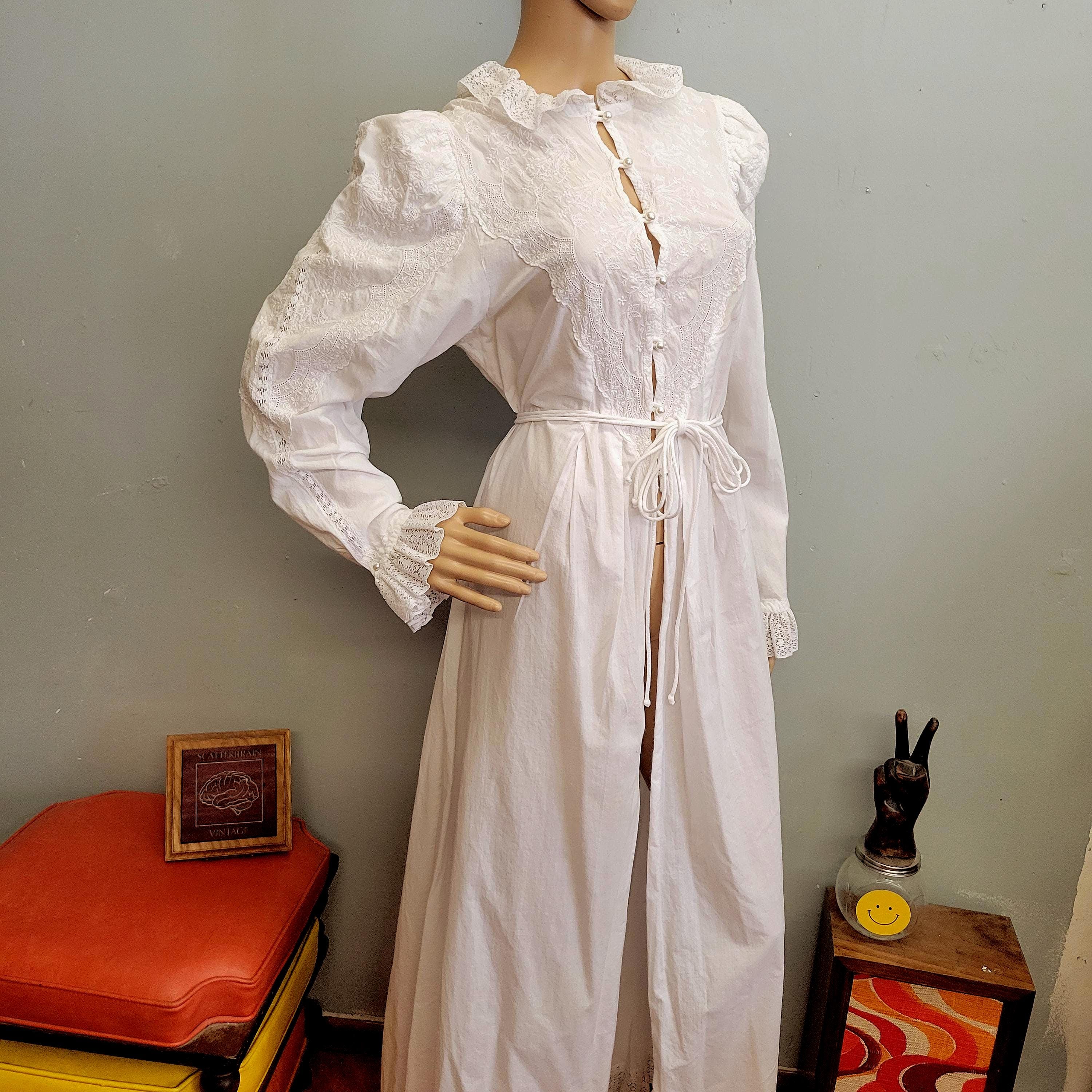 chinese dress ladies 70's Light Cream Slip Dress Featuring A Light Cream Lace Trim By Vanit   Hamlets Vintage