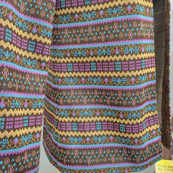 vtg 70s Psychedelic Print Blazer: Vintage Abstrac… - image 6