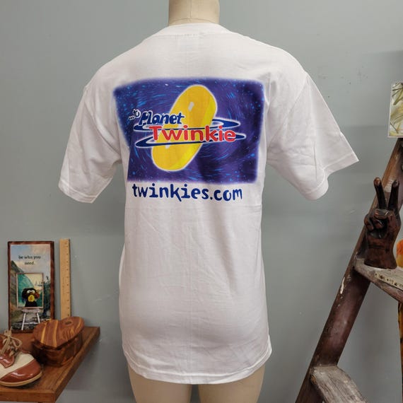 Vintage 90s Planet Twinkies T-shirt - Hanes Beefy Tee Adult Small