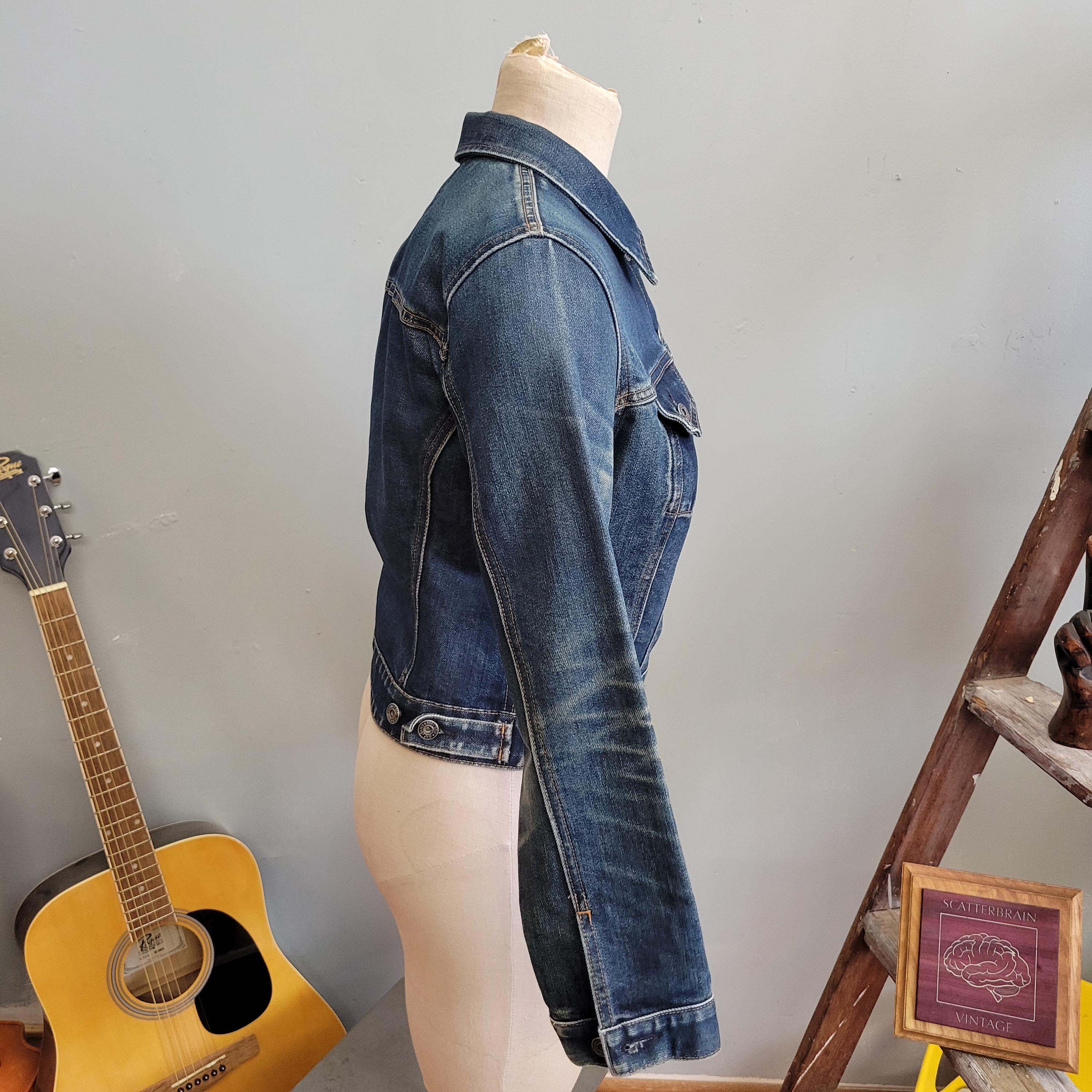 Vtg 90s GAP JEAN JACKET : Vintage Small Type 2 Style Y2k 2000s the 