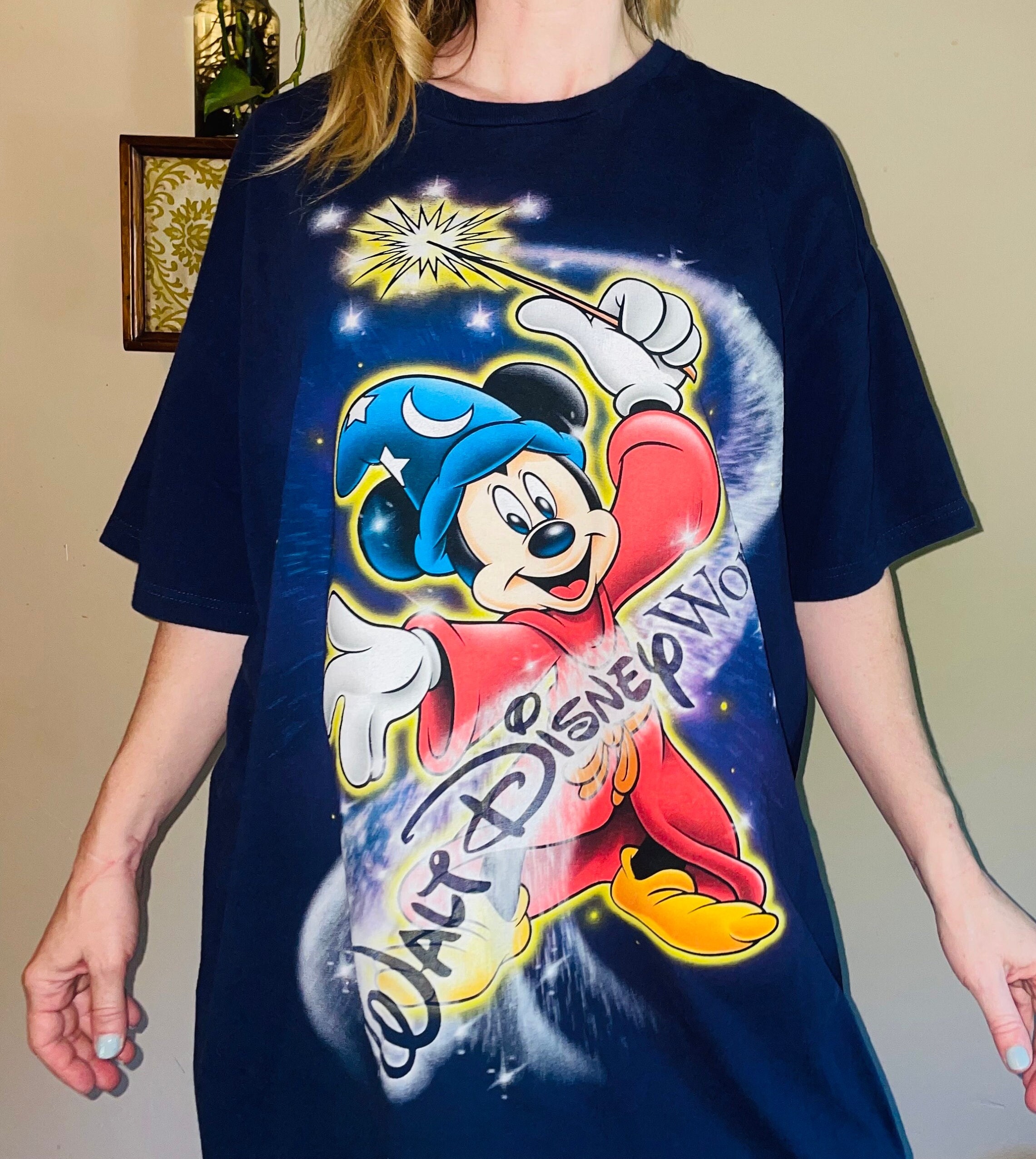 Vtg 90s DISNEY FANTASIA WIZARD // Vintage Magic Kingdom Mickey