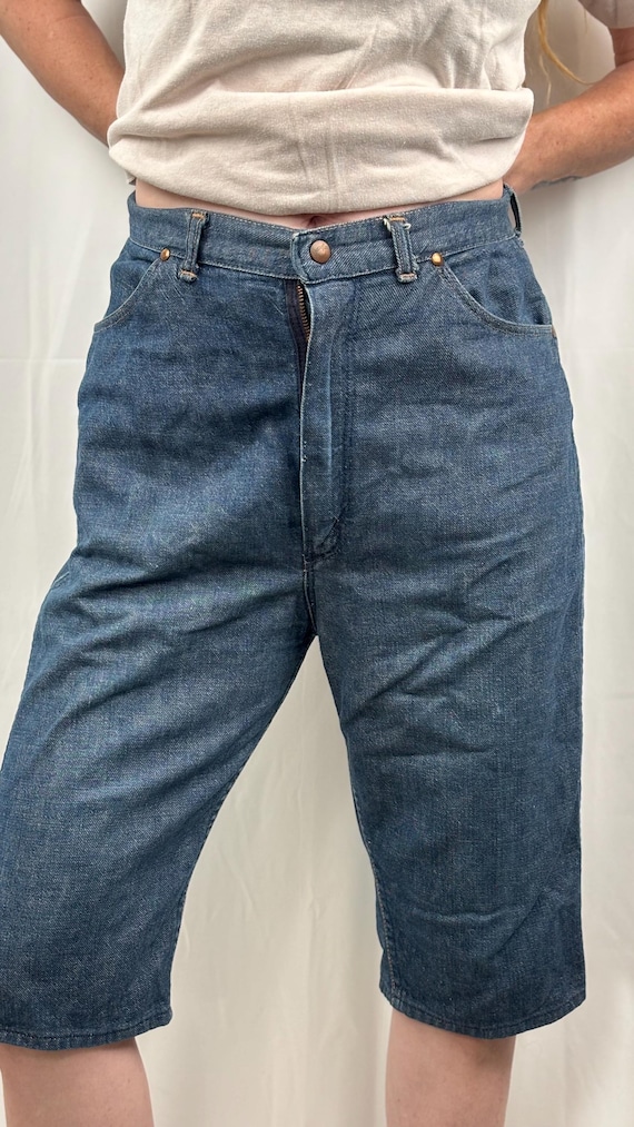 Vtg 50s Wrangler Jeans, Sanforized Western Denim - image 11