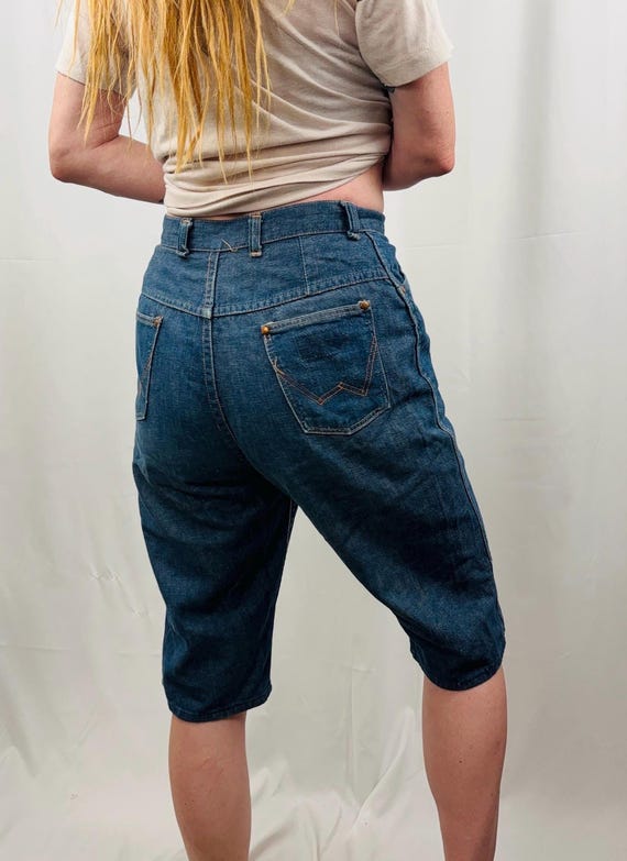 Vtg 50s Wrangler Jeans, Sanforized Western Denim - image 10