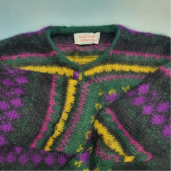 Benetton Sweater - Etsy