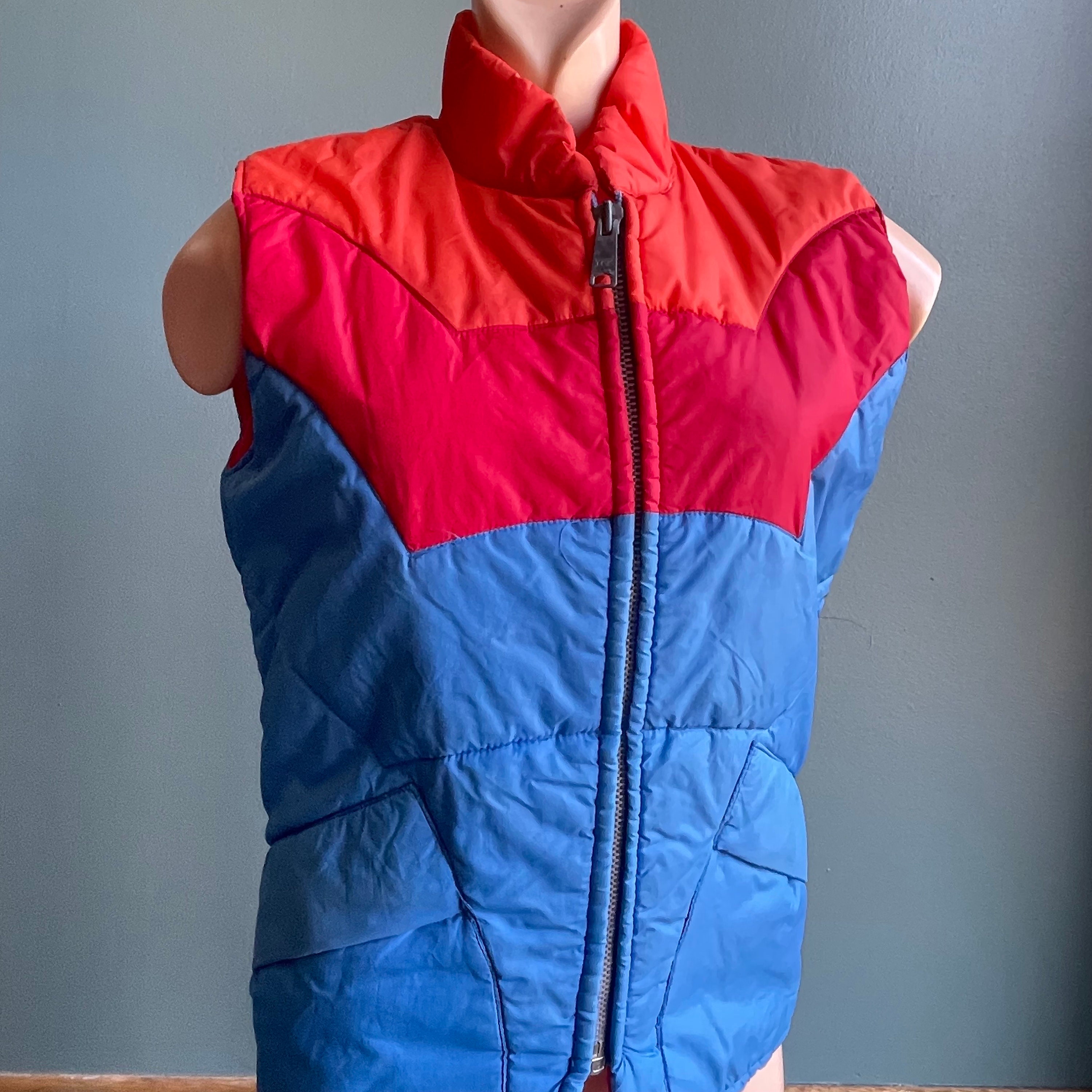 70s Rainbow Ski Vest - Etsy