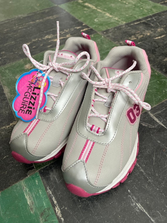 vtg Y2k Kids Lizzie McGuire Shoes / Disney Grey &… - image 6