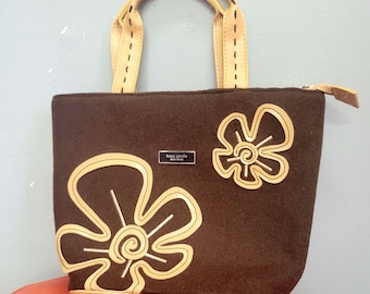 vtg 90s Kate Spade Purse, Retro Flower Power Summer Style