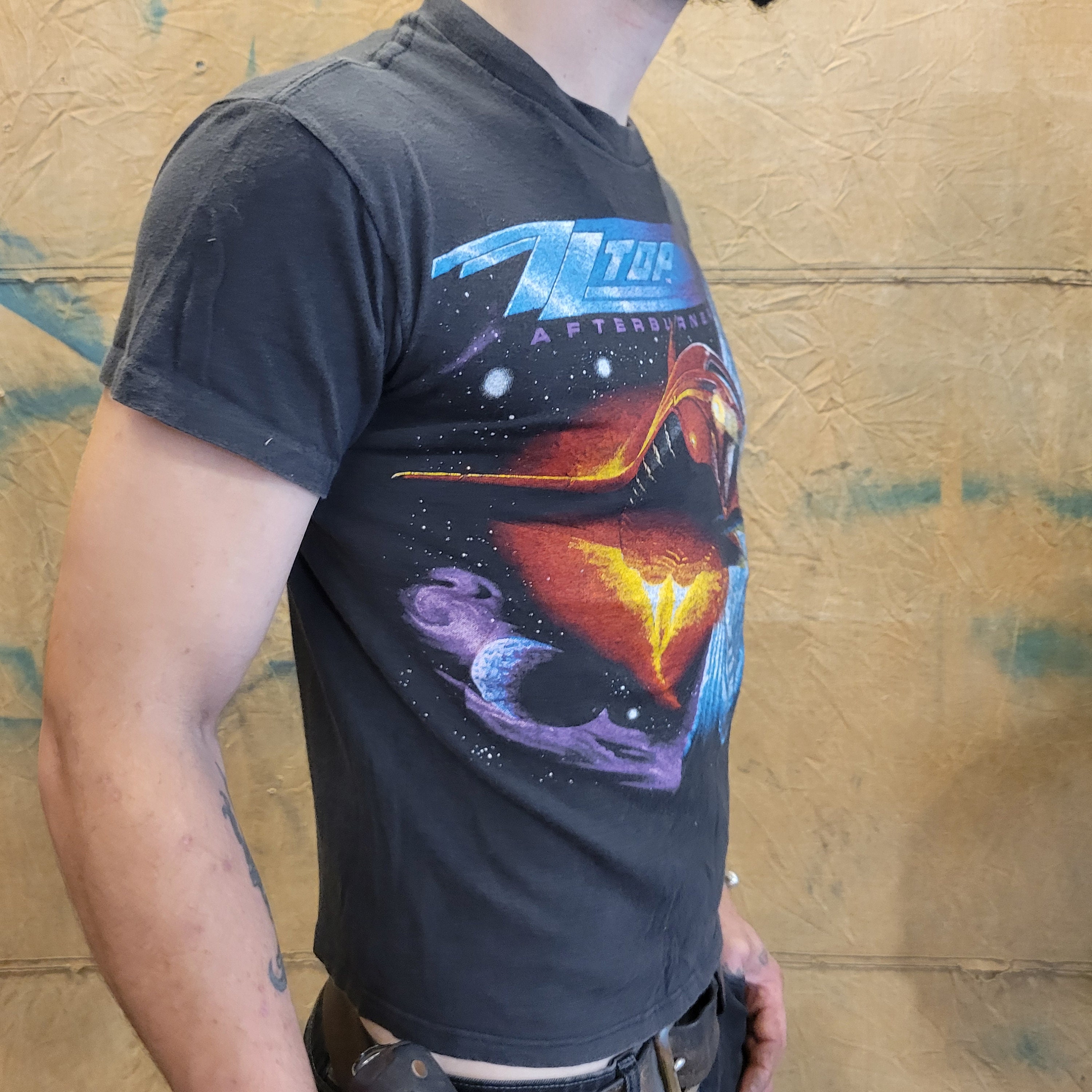 Vintage 80s ZZ Top Afterburner Tour Shirt - Single Stitch Band Tee 
