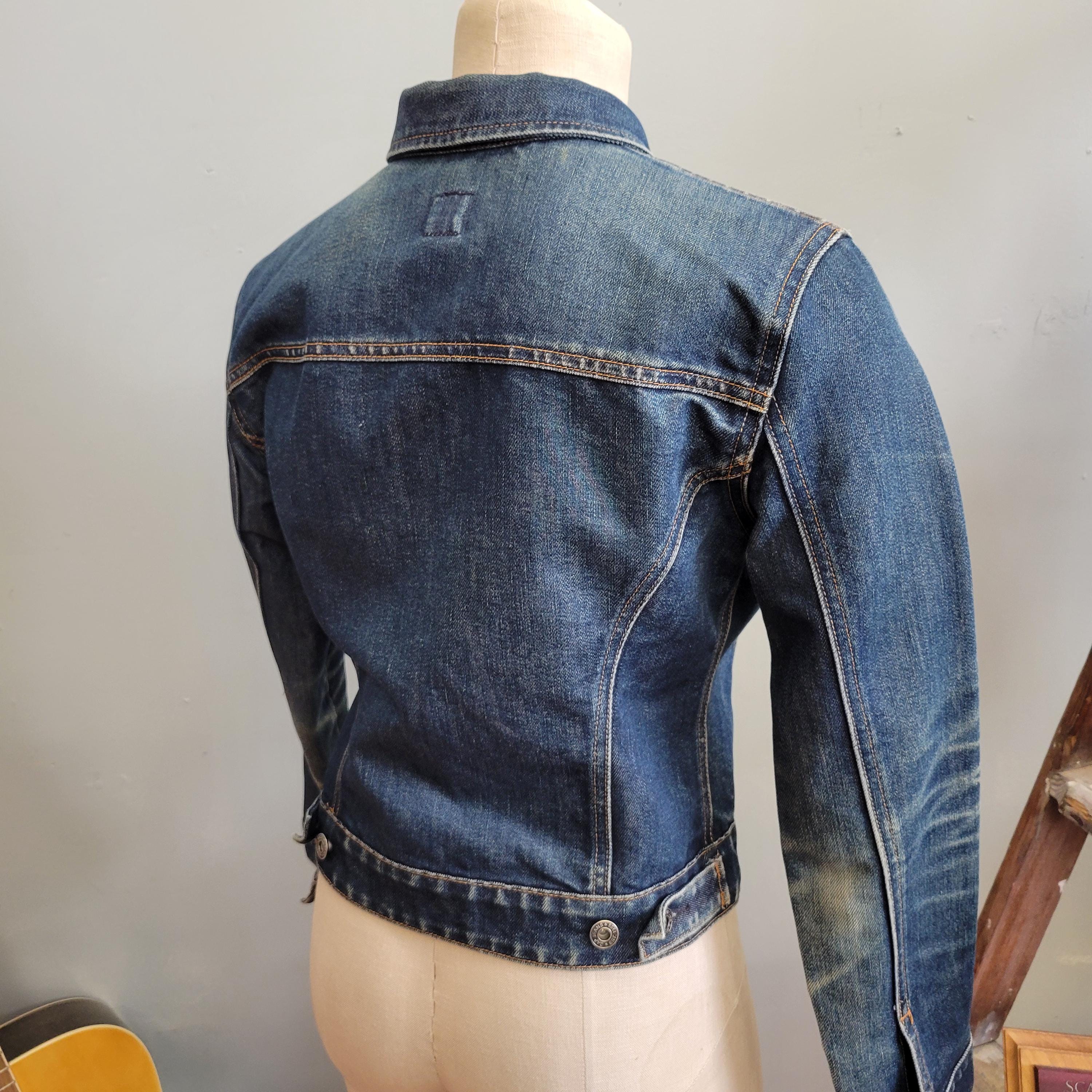 Vtg 90s GAP JEAN JACKET : Vintage Small Type 2 Style Y2k 2000s the 