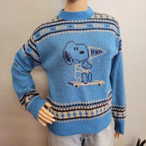 トップス vintage 70s arrow snoopy sweater eq Snoopy Arrow Sweater - Etsy