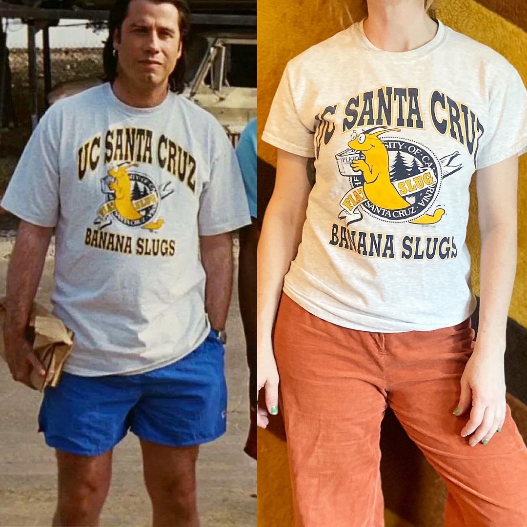 Pulp fiction santa cruz t shirt 2025