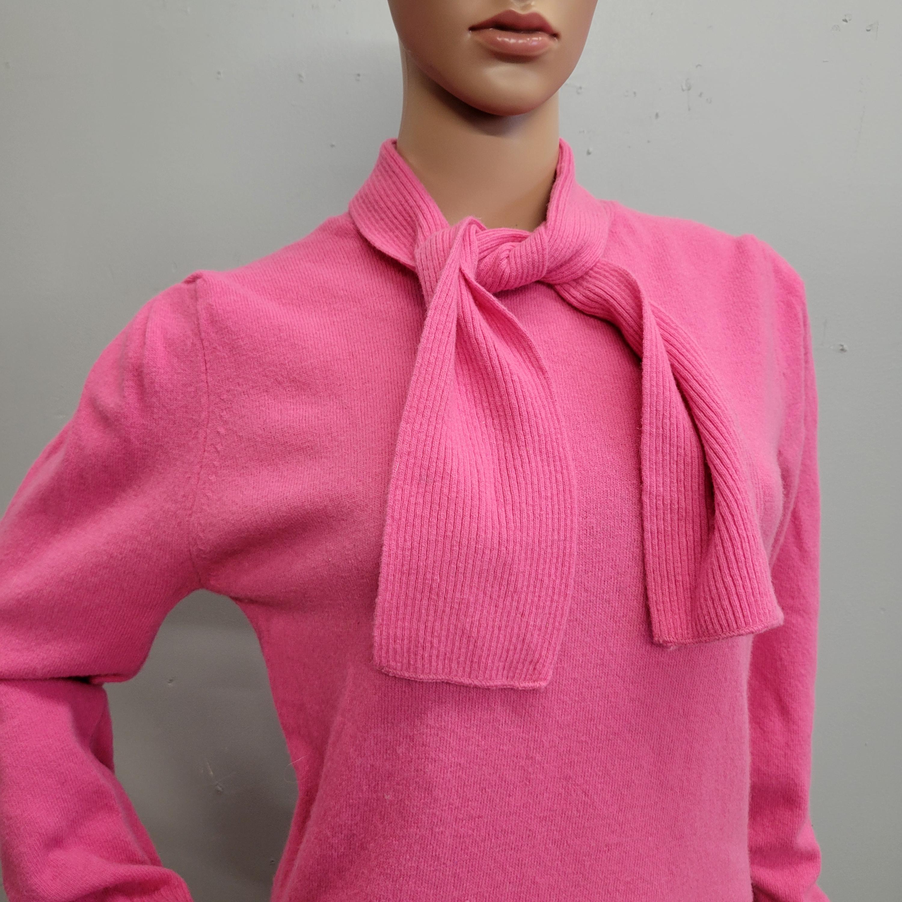 ST.JOHN pink rope knitted waist belt - L/XL St John Knit Pink - Etsy main image 3