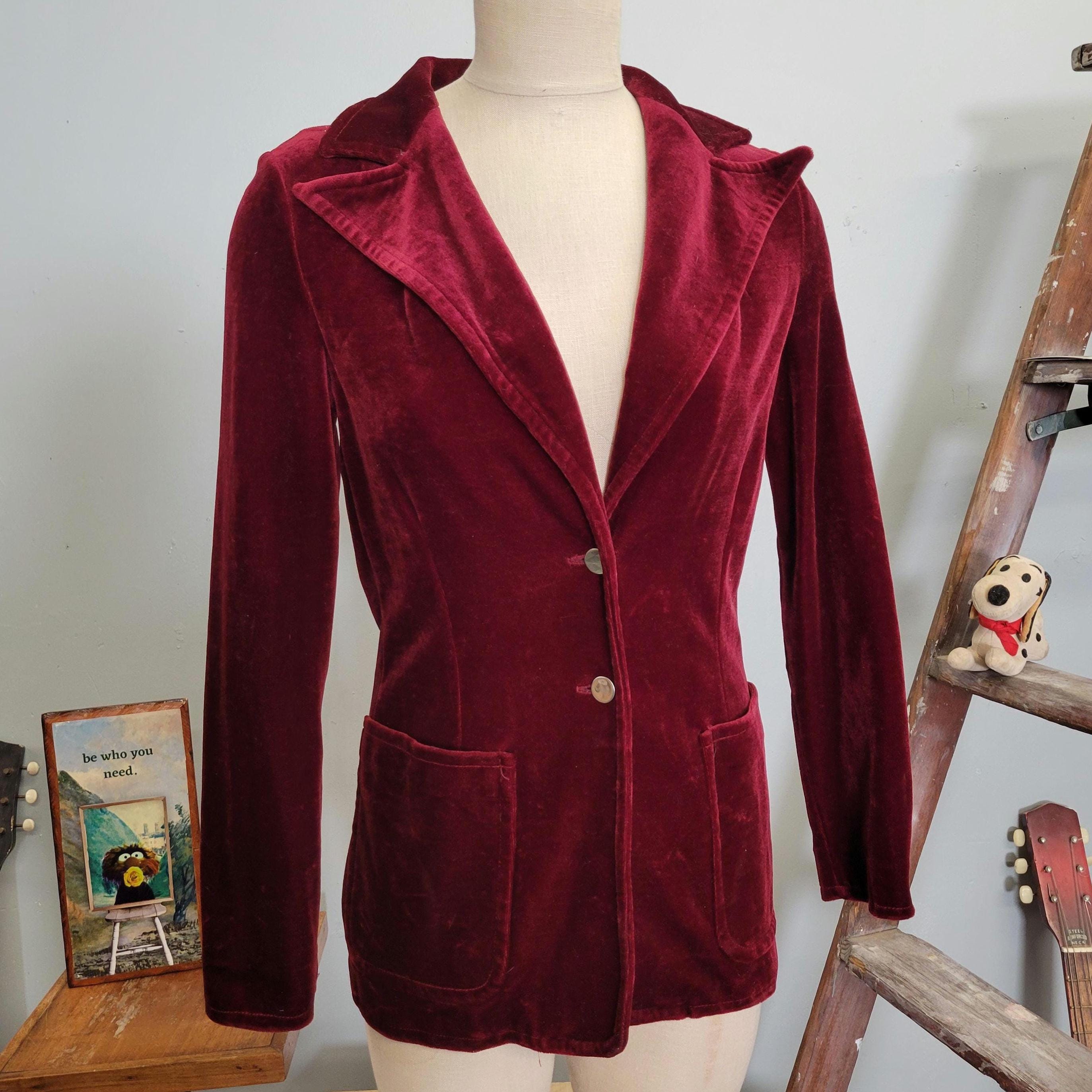 【1970s】Vintage Velvet Gilet ジレ 超希少 イギリス製 70s Men's Velvet Vest Dark Brown 42 Chest NOS - Etsy