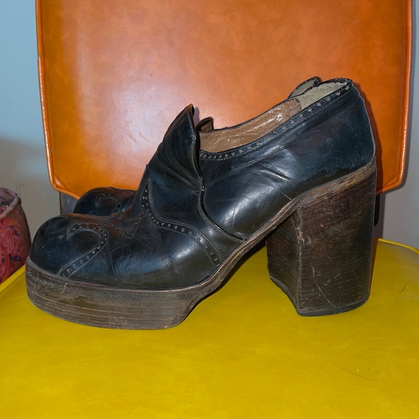 60s platform shoes