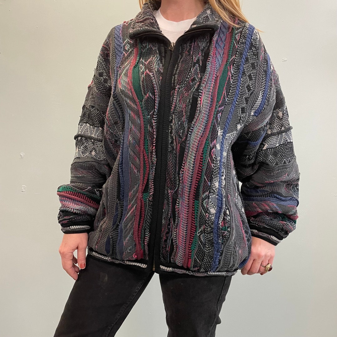 90’sビンテージ/COOGI Blues-Front Zip Knit 90'sビンテージ/COOGI Blues-Front Zip Knit - メルカリ