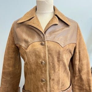 ~70s スェードレザー スポーツジャケット ヴィンテージ 70年代 バックスキン スエード レザージャケット