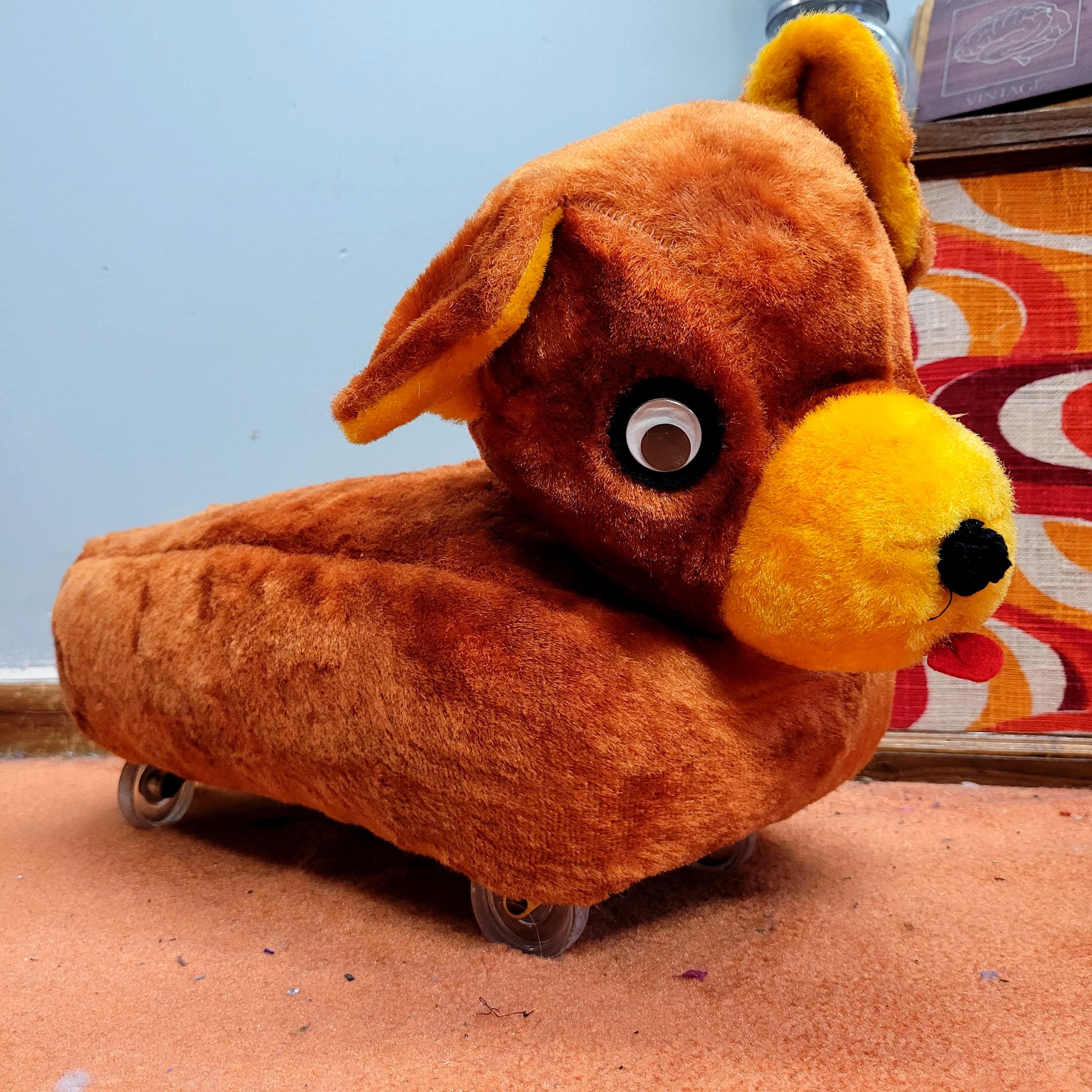 70s Stuffed Dog - Etsy