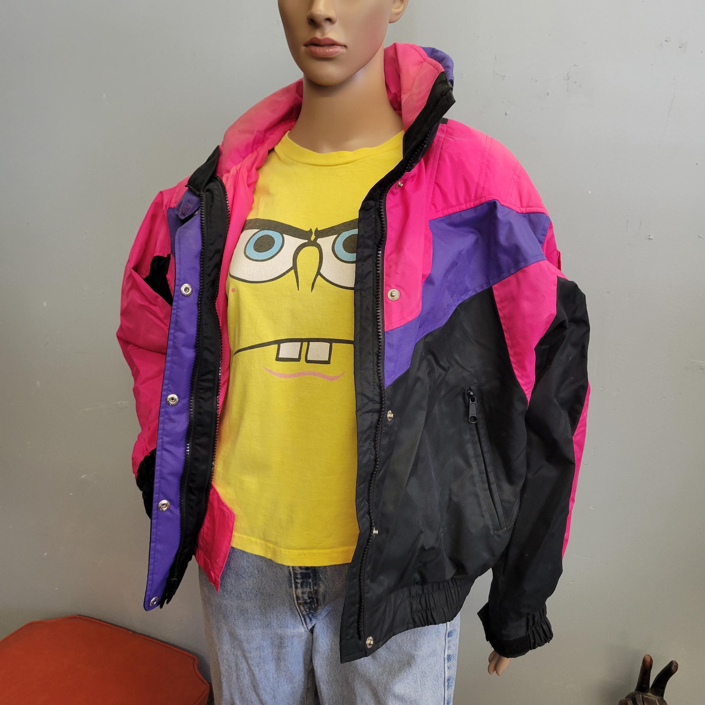 Vtg 80s NORTH FACE JACKET // Vintage Colorblock Windbreaker - Etsy