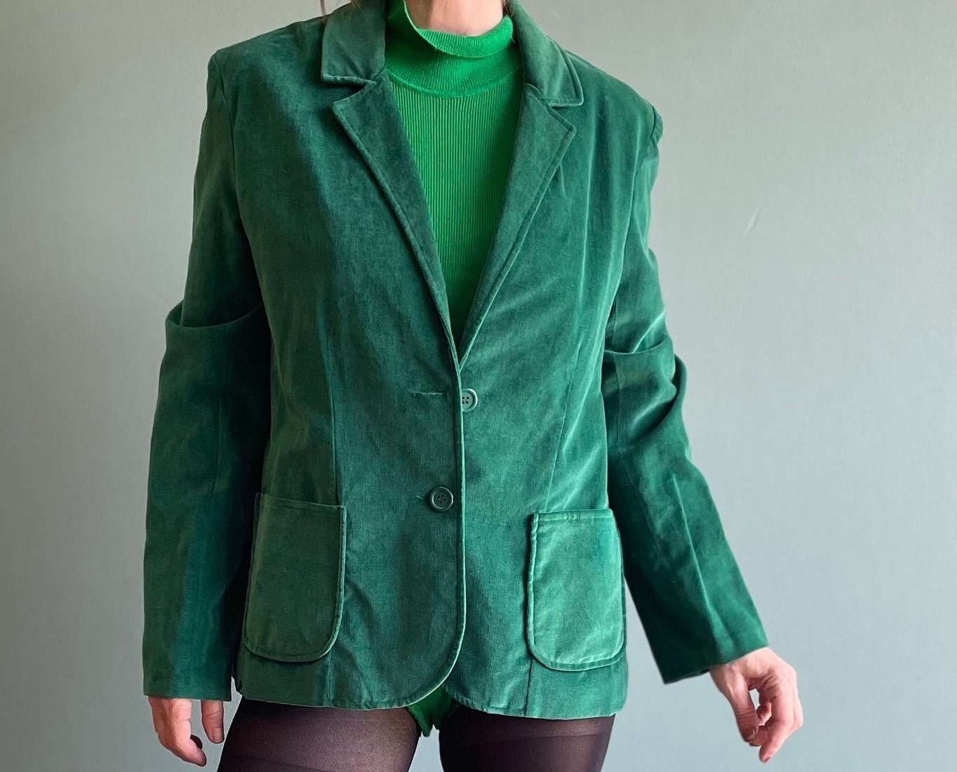 Womens emerald green clearance jacket