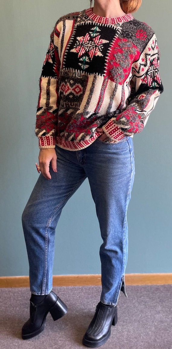 80s sweater hotsell outfit
