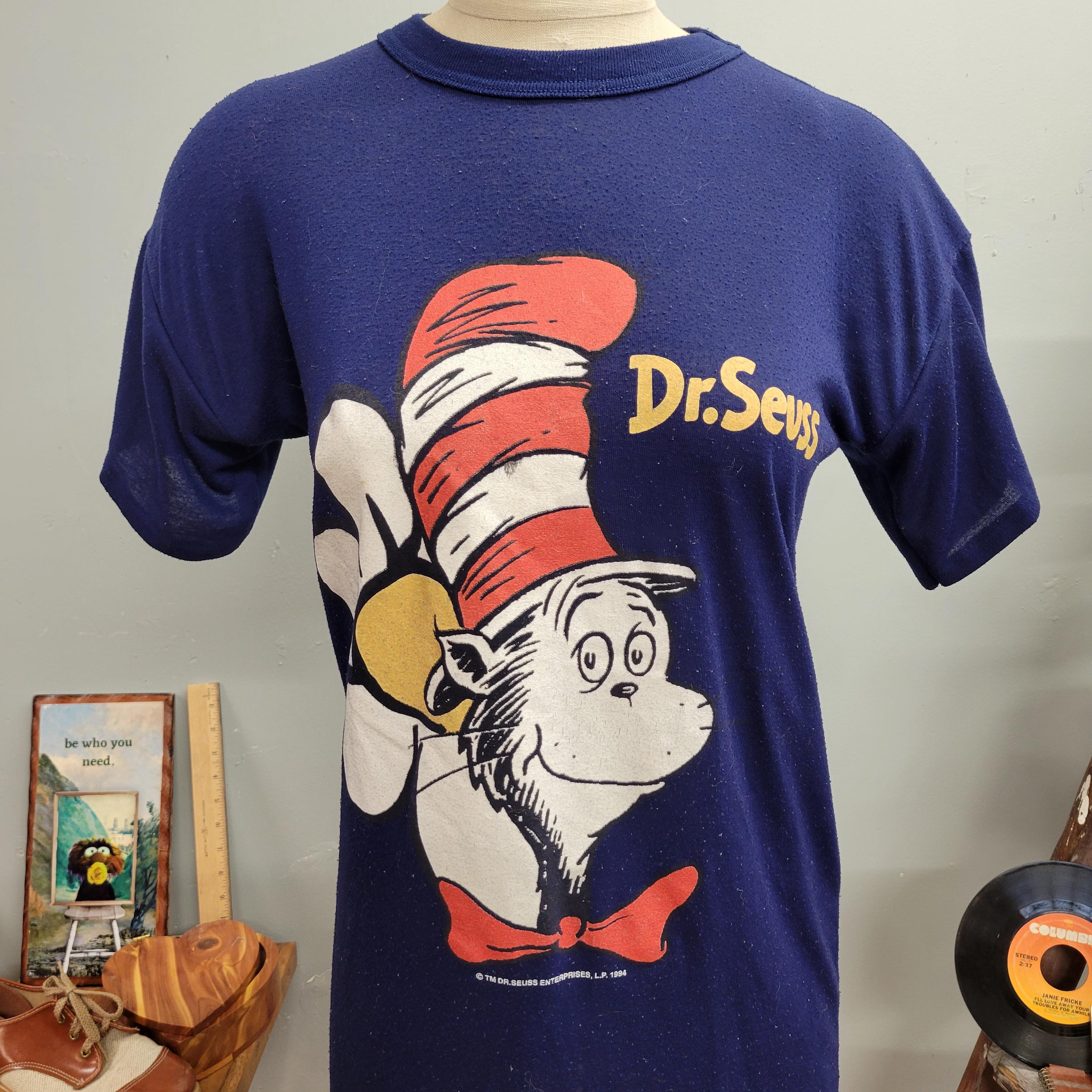 Hat Graphic Dr Seuss Shirt Cat In The Hat Tee Shirts Vintage 90s