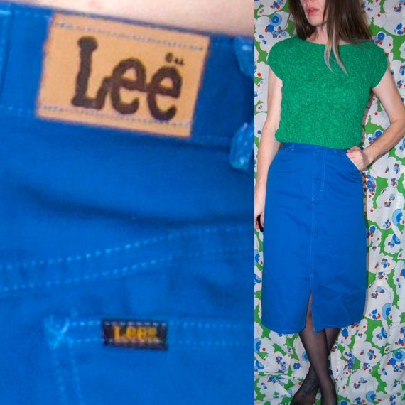 Lee high-rise top a-line midi skirt
