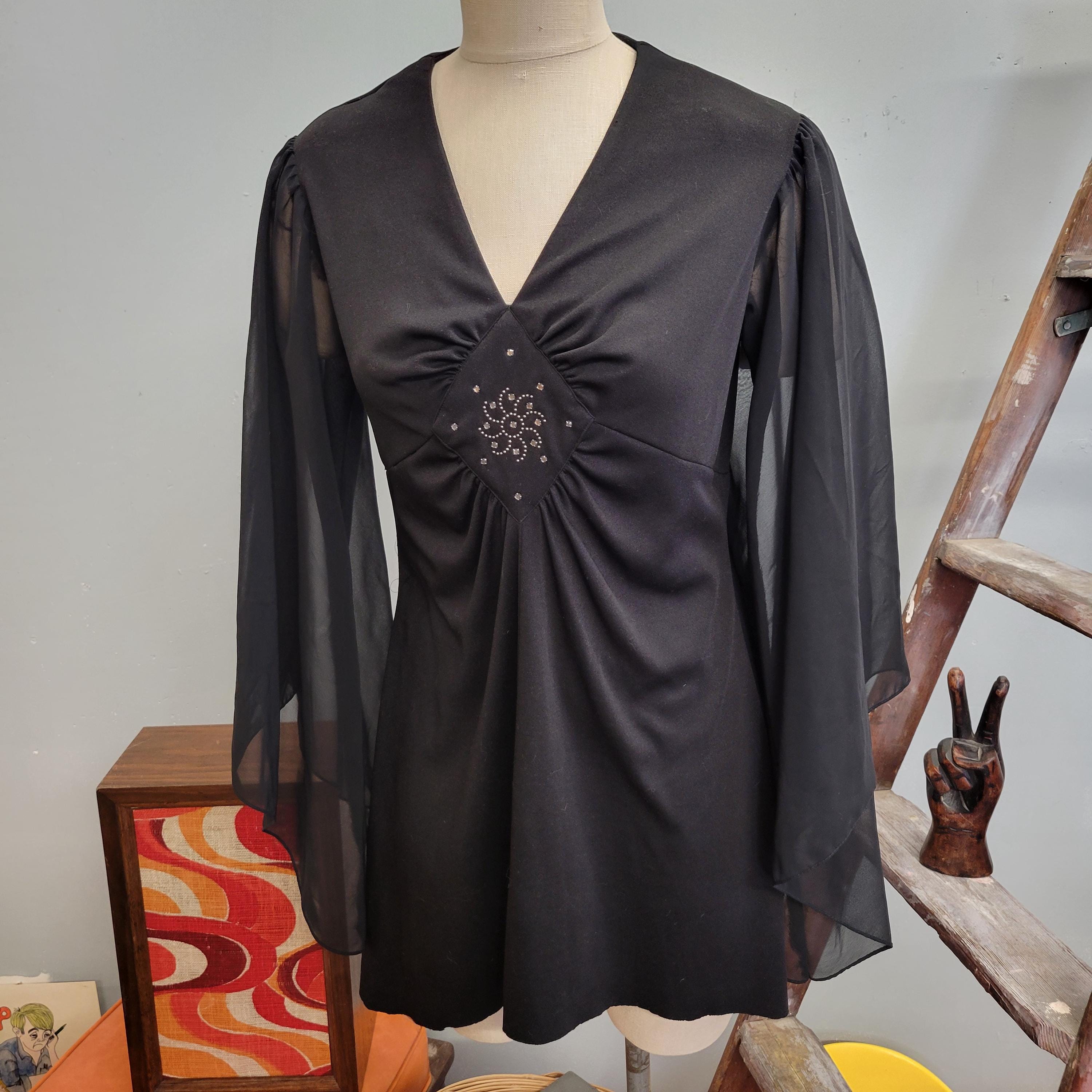 megan draper black dress Black Open Back Maxi Dress main image 0