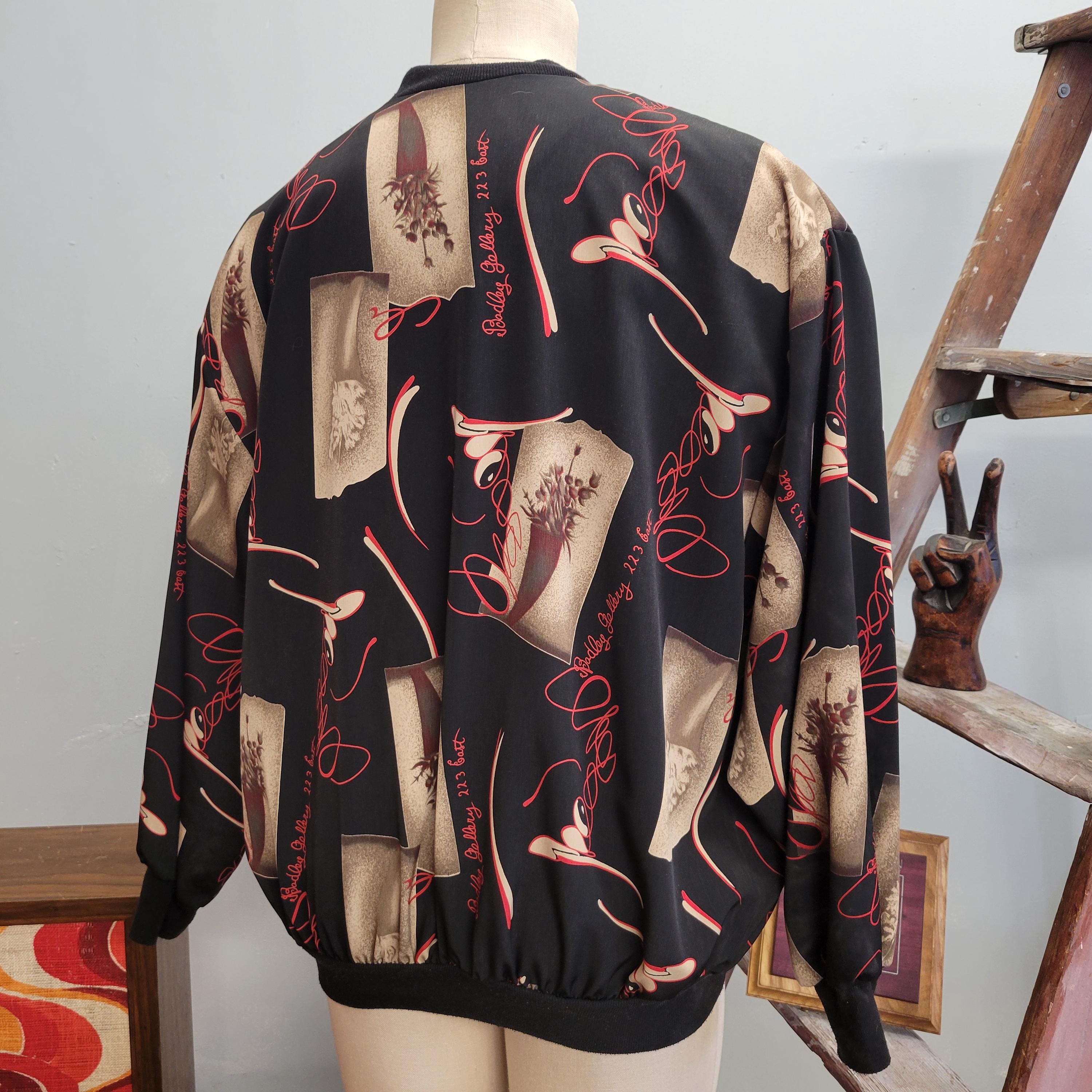 Vintage 70s Novelty Print Windbreaker - Cascais of California