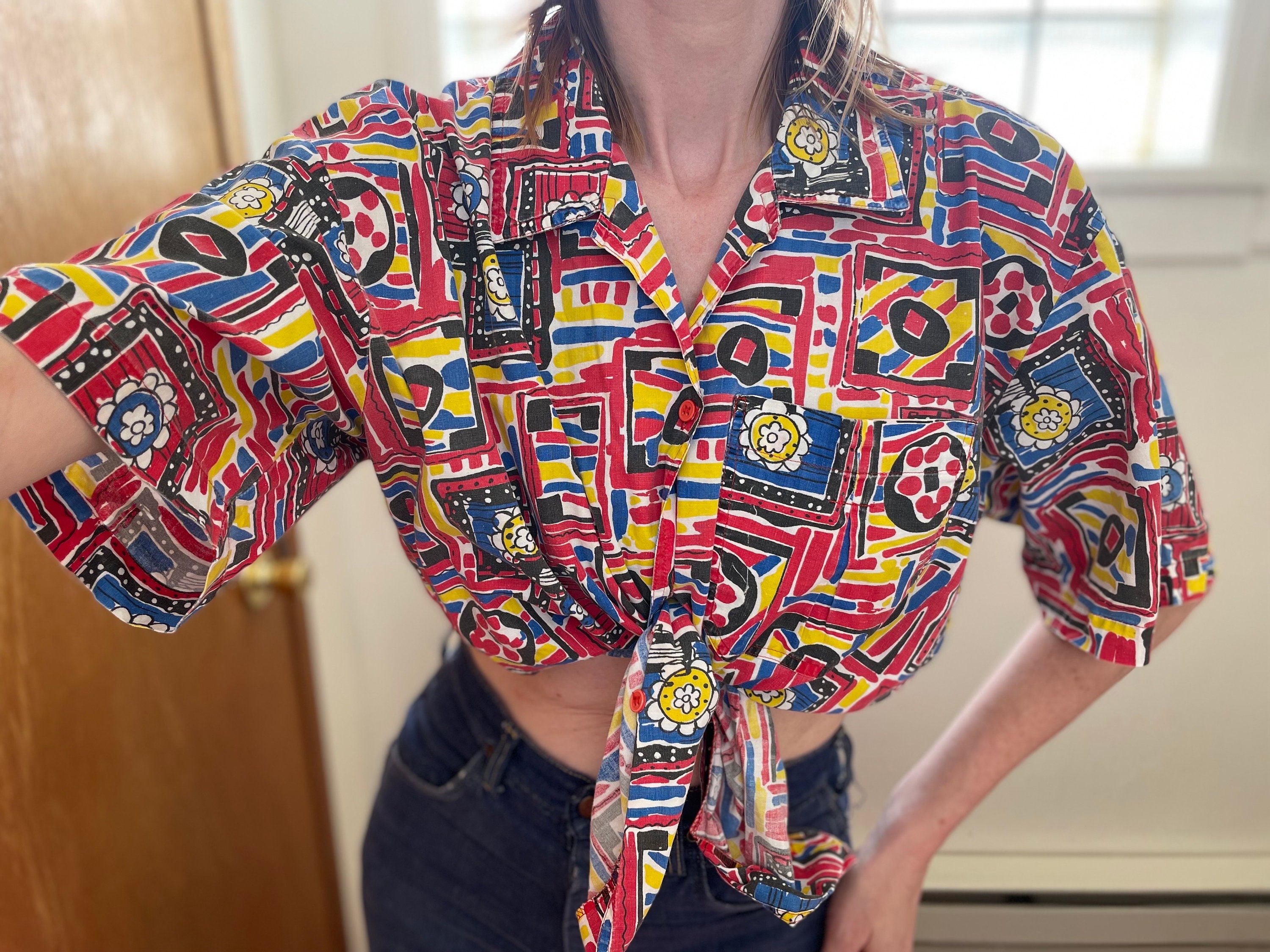 loud button up shirts