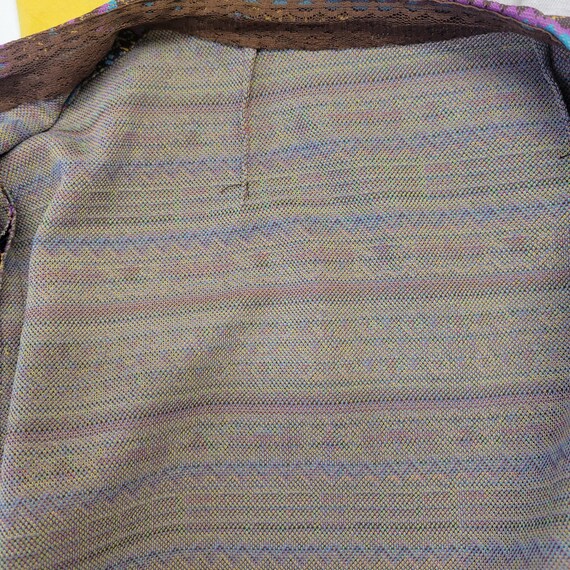 vtg 70s Psychedelic Print Blazer: Vintage Abstrac… - image 10