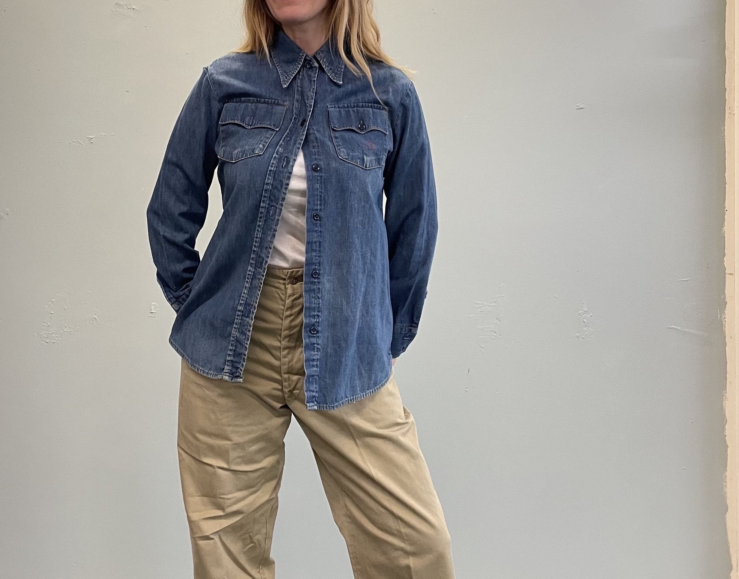 新版 FOR LEVIS 70s Vtg Gals Nice Chambray Dark Vintage // Jacket ジャケット・アウター