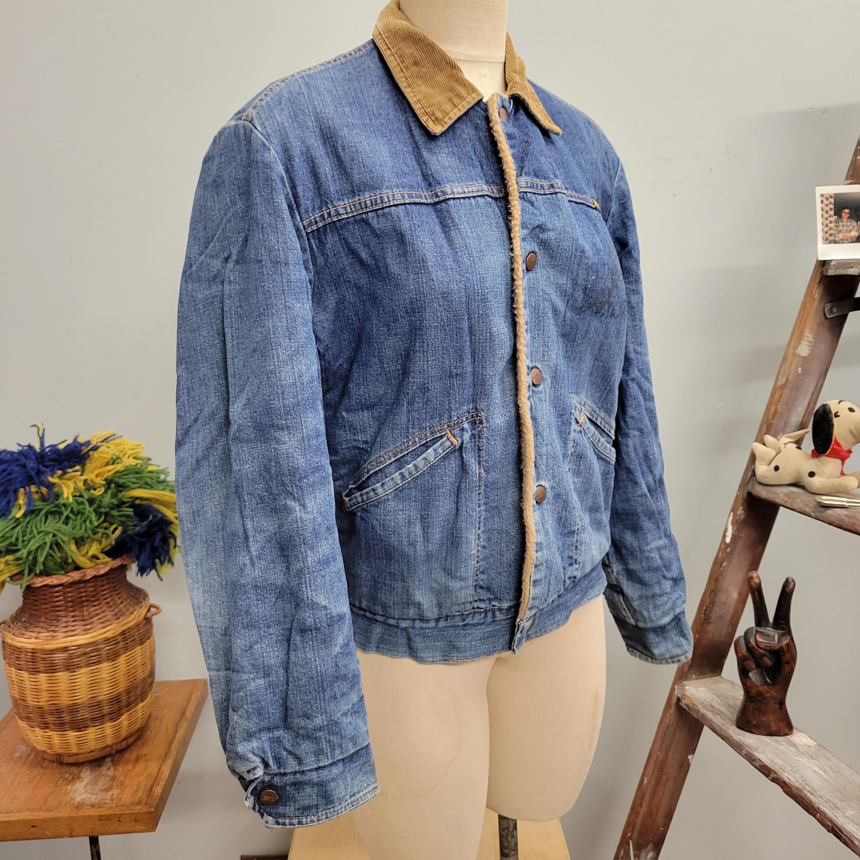 70's BlueBell Wrangler Lined Denim Coverall Jacket 70年代