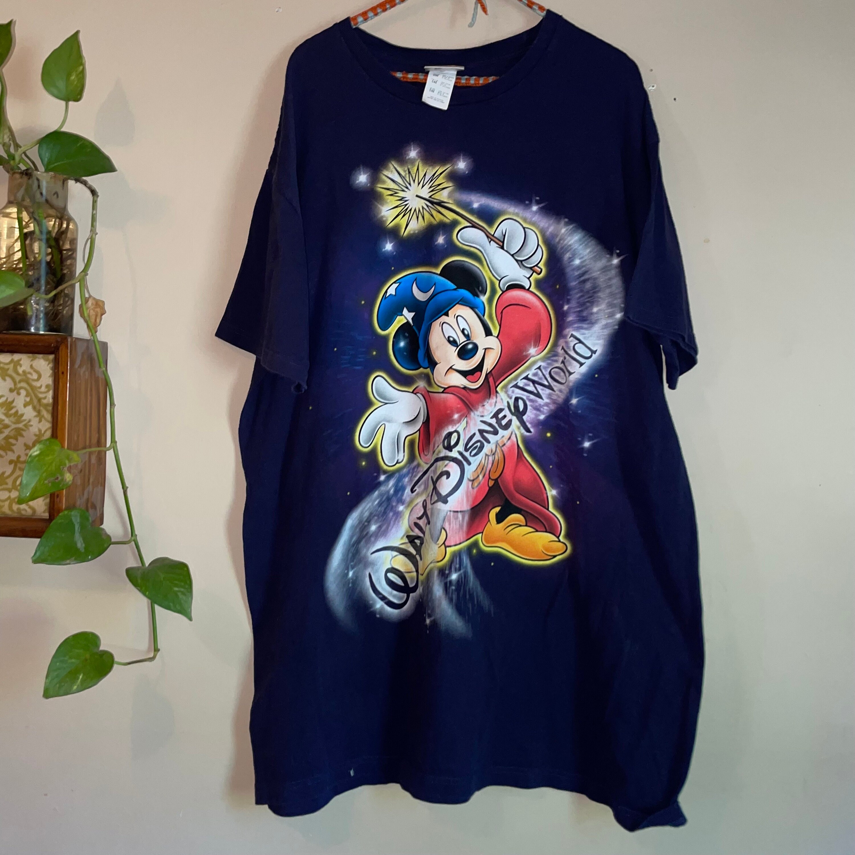 Vtg 90s DISNEY FANTASIA WIZARD // Vintage Magic Kingdom Mickey