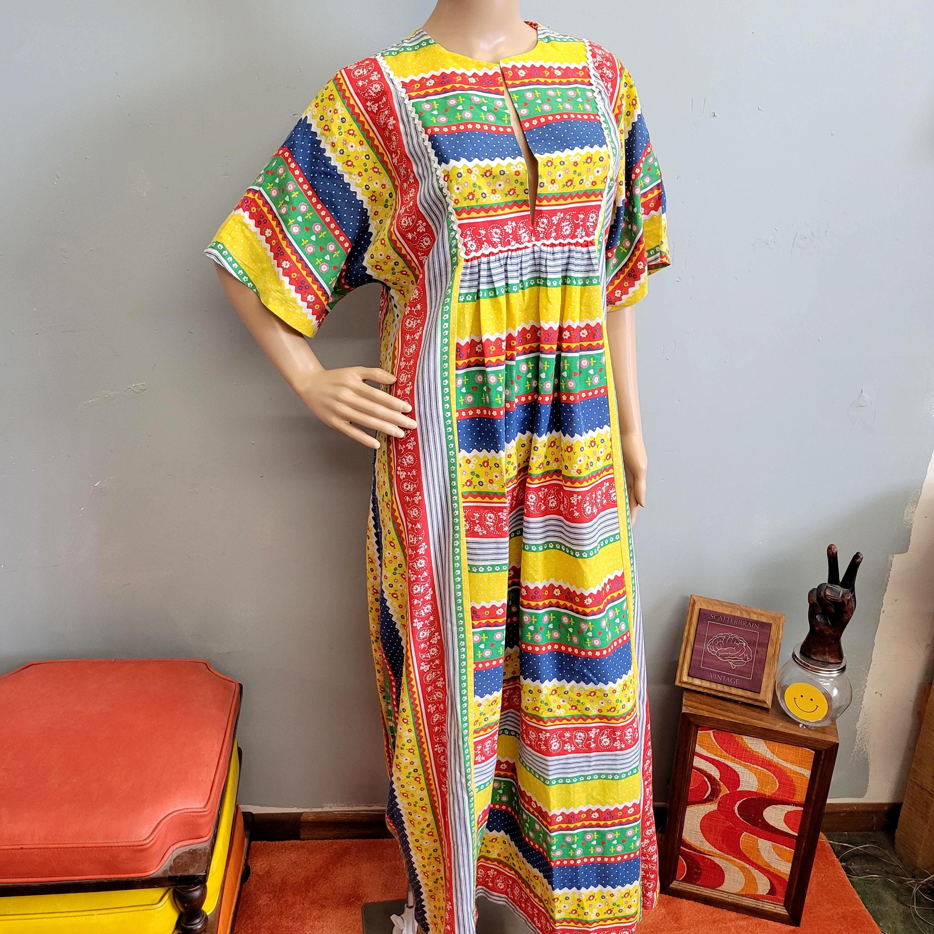 1960s Moo Moo Dress - Etsy 1960s Moo Moo Dress - Etsy