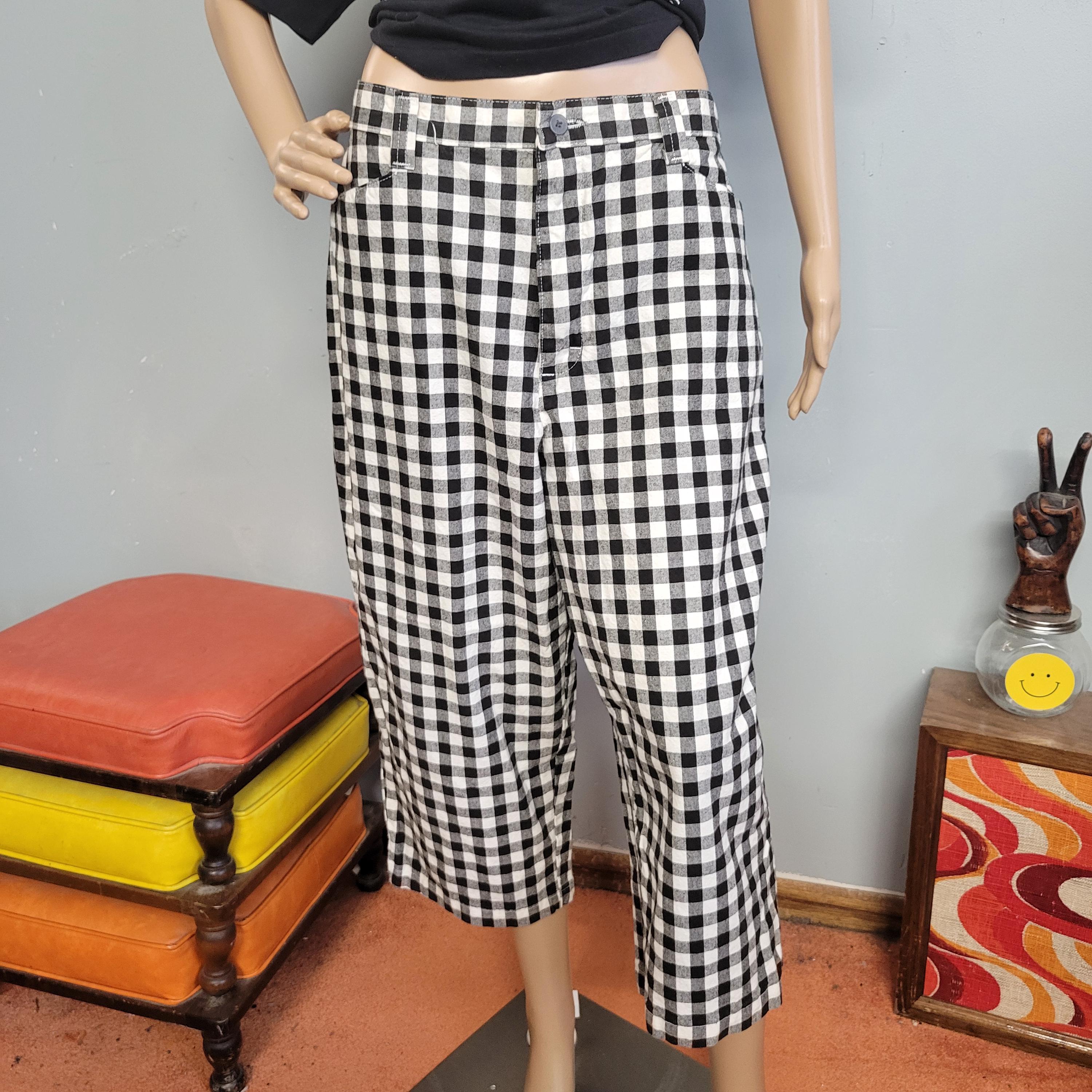 80s Checkered Pants - Etsy