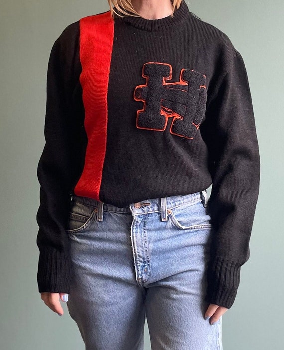 Vintage 70s 80s Cheerleader Sweater / Letterman Va