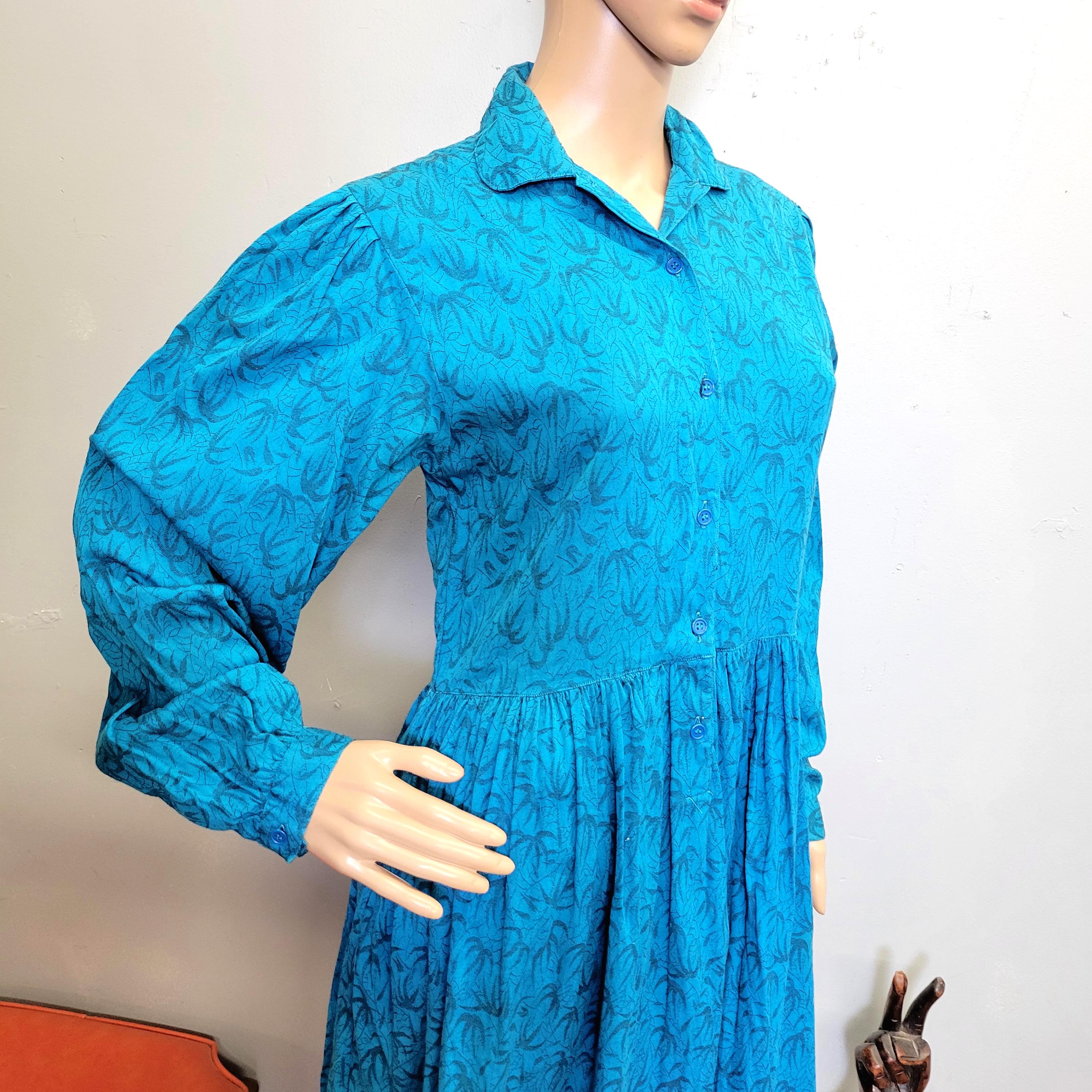 Vintage 70s Flowy Dress - Etsy