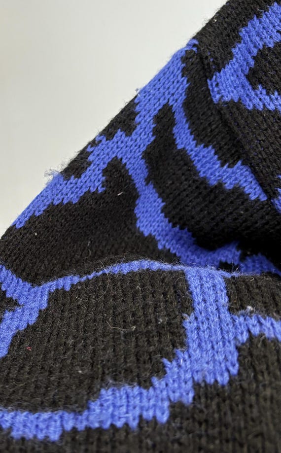 Vintage 80s ESPRIT Abstract Sweater: Oversized Pu… - image 7