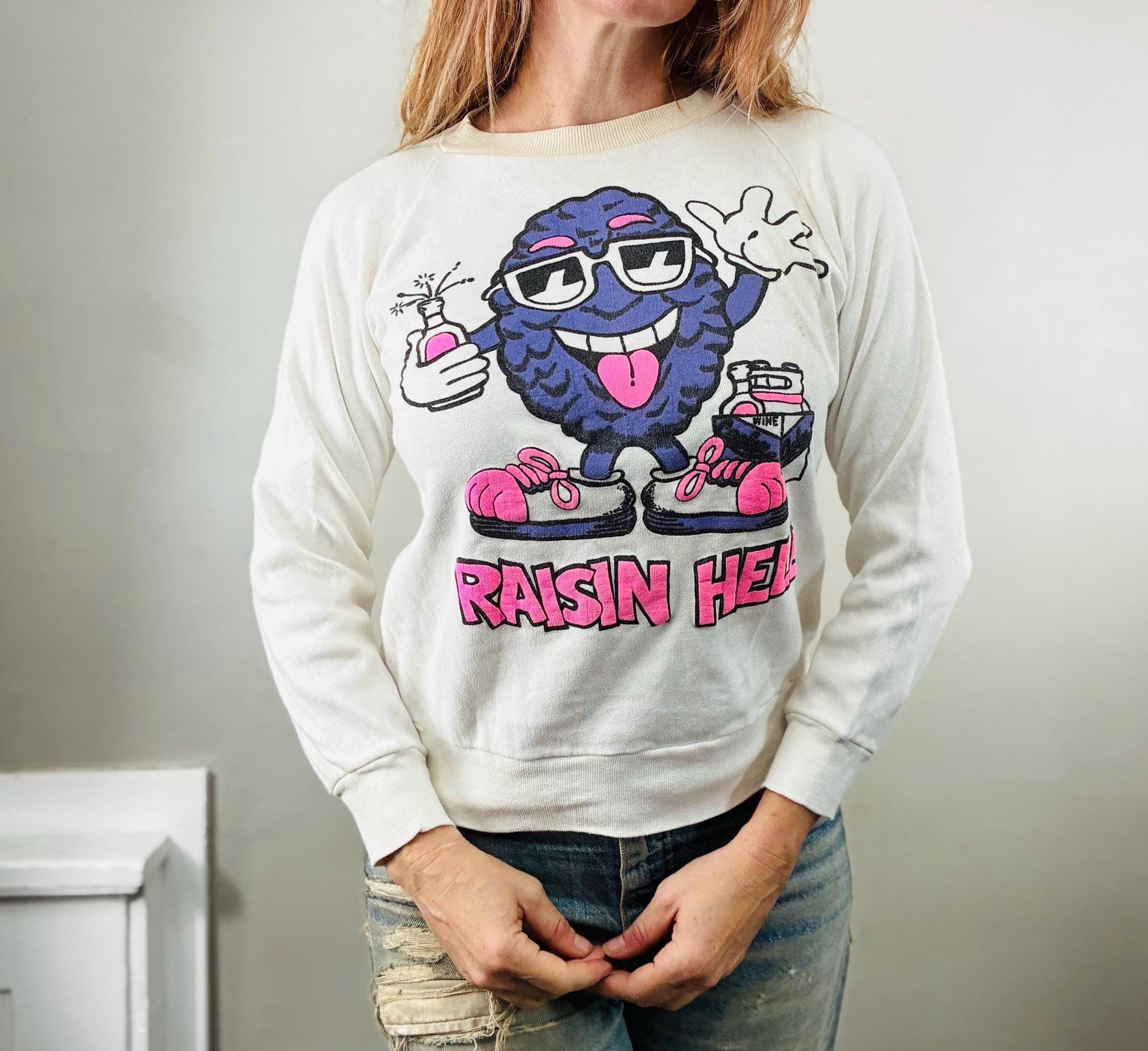 California Raisin Sweatshirt - Etsy