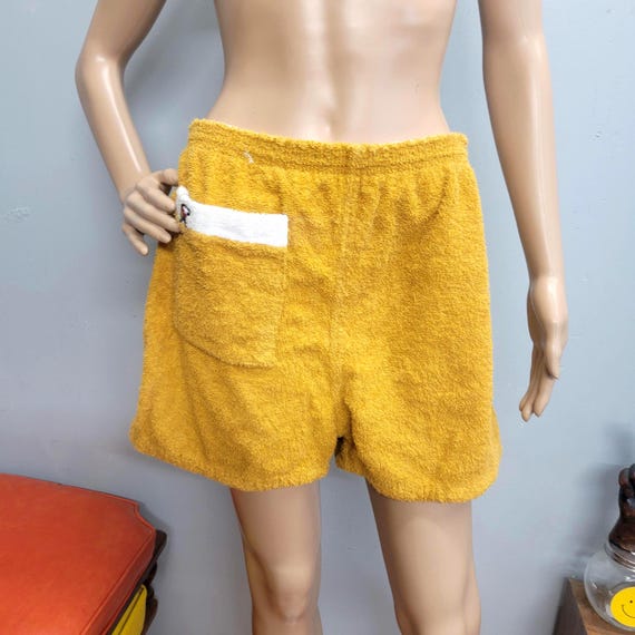 vtg 70s TERRYCLOTH SHORTS, Arnold Palmer by Weldon beach summer shorts