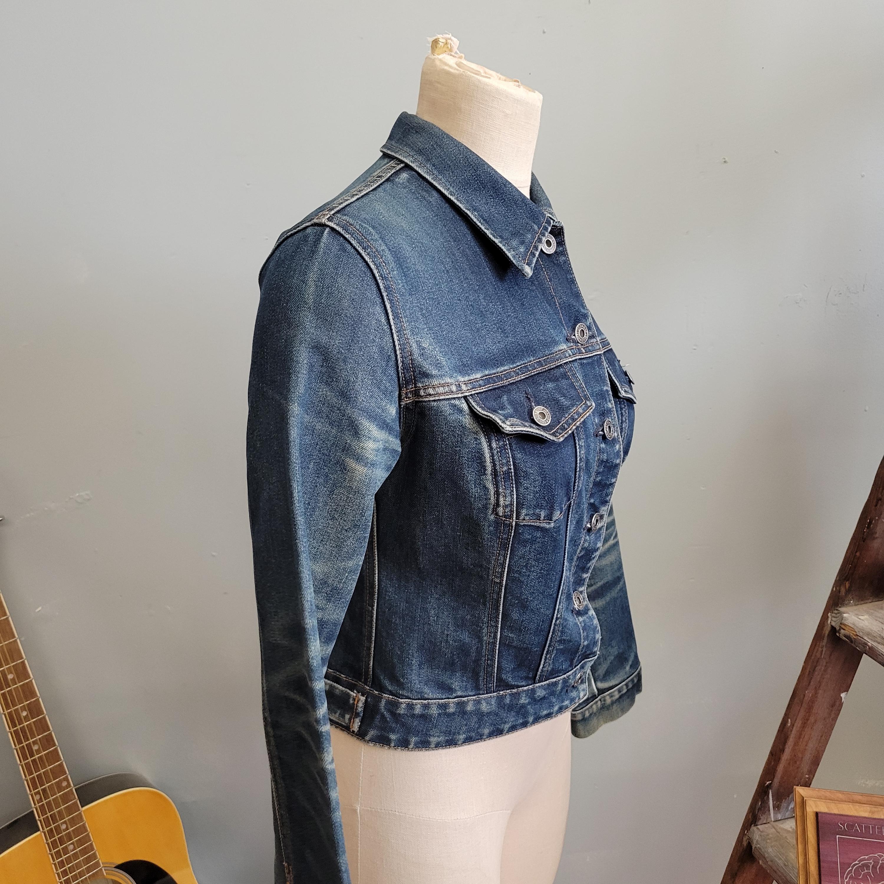 Vtg 90s GAP JEAN JACKET : Vintage Small Type 2 Style Y2k 2000s the 