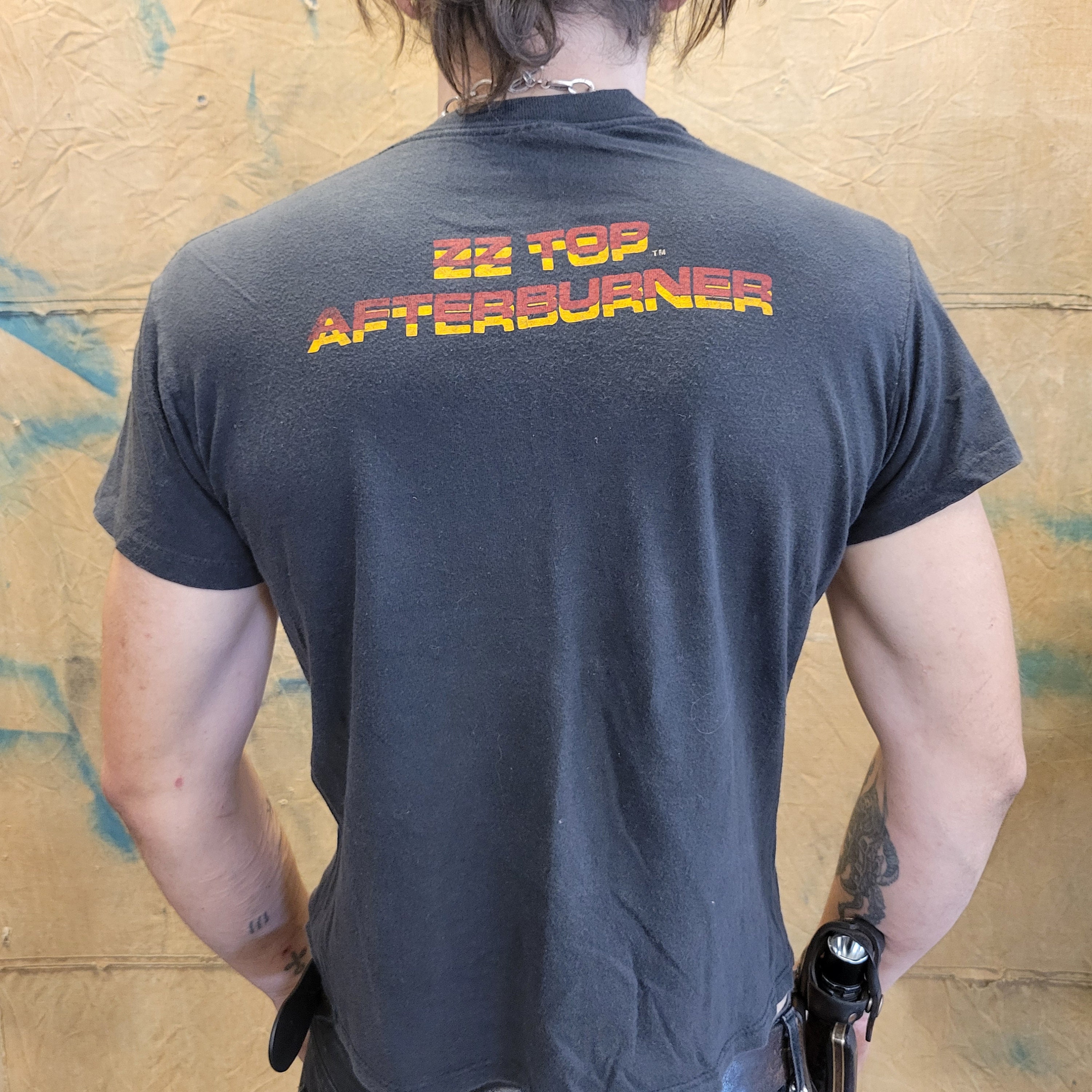 Vintage 80s ZZ Top Afterburner Tour Shirt - Single Stitch Band Tee 